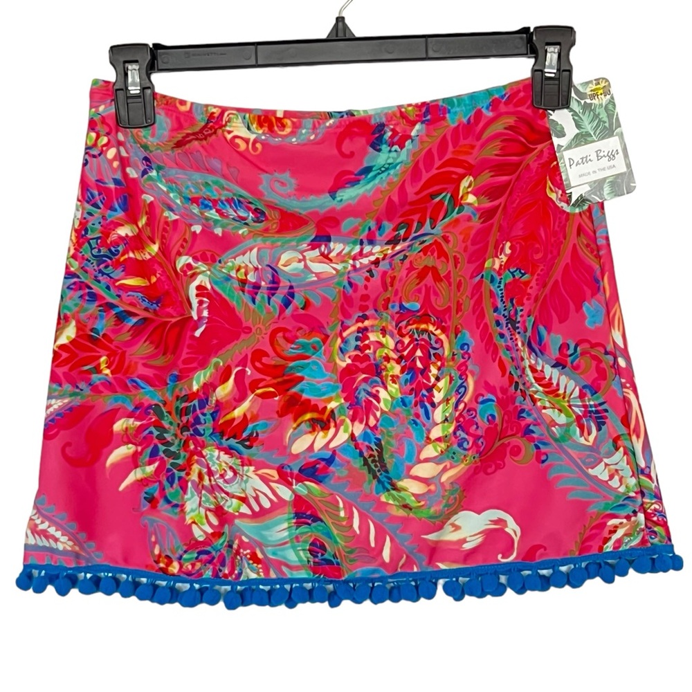 NWT Patti Biggs Coastal Collection Venus Golf or Tennis Skort In Pink Pa…